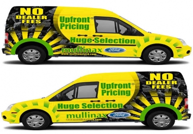 I will do classy car wrap, van wrap, truck wrap designs