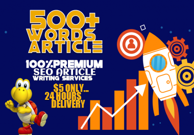Write 500 Words SEO Optimized Article