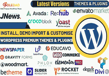 Latest WordPress Premium Theme With Premium Plugins Zip File or Get Installed On Ur Site