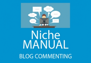 i make 5 niche related blog comment high quality backlinks for
