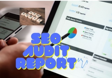 I will do seo audit your website and provide detailed SEO report