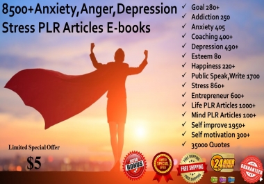 8500 anxiety anger depression stress articles ebooks