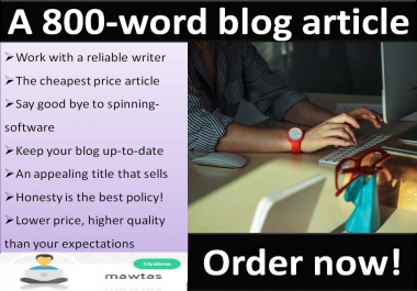 800-Word High-Quality Blog Article