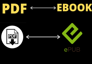 I will Convert your Pdf / Word Into Epub / Ebook For amazon Kindle and other