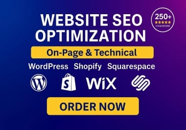 I will do WordPress SEO,  Wix SEO,  Squarespace SEO optimization service