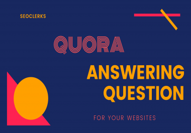 Promote your Website 10 quora answers with highly visited Quora profile