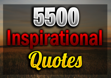 5500 Inspirational Quotes with Faster Delivery