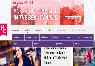 will do guest post on hercampus. com