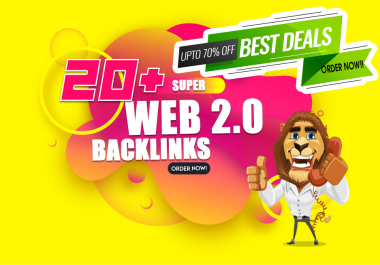 Boost your Ranking With 20 Premium Web 2.0 SEO Backlinks