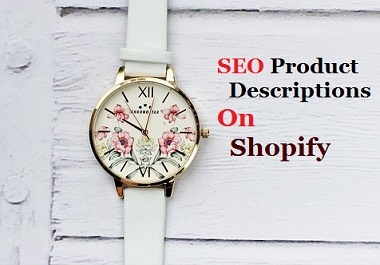SEO Product Descriptions For 20 Items On Shopify