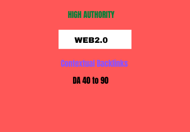 Do 50 web 2.0 backlinks for your website