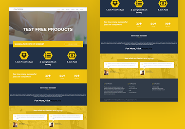 Modern and Responsive wordpress website in 24 hours