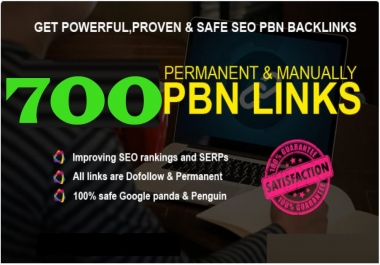 Total 700 Premium Website Home Page WEB 2.0 PBN Post DA 40+ exclusive Back-links with Unique Domain