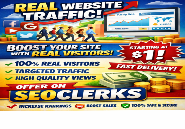 drive 10k real website traffic to your website