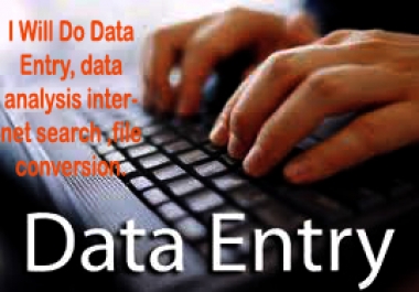 I have experience in data entry, copy paste, Photoshop, photo editing file conversion, background.