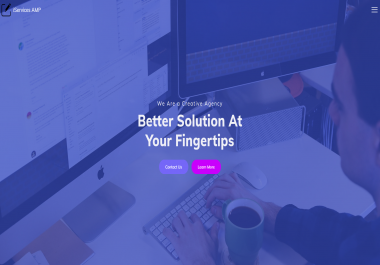 iServices AMP Template for Web Agency