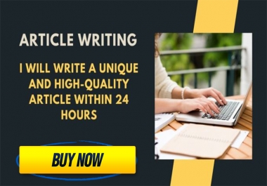 write a unique 500 words SEO friendly article