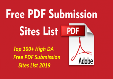 Manually SUBMIT Your PDF Doc. To 10 Sharing Sites on internet