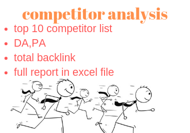 competitor analysis for any niche and keyword