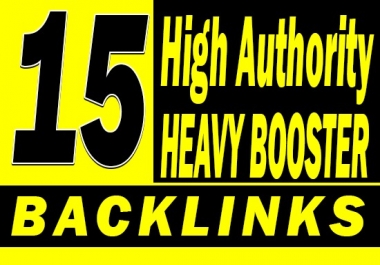 Do 15 Heavy Booster PBN Backlinks High DA PA TF CF