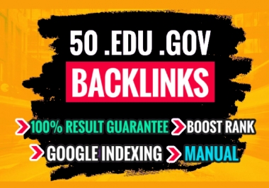 Do 50 edu and gov DOFOLLOW Backlinks Improve Google SEO With Perfect links