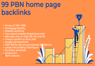 99 PBN on DA 50 to 90 permanent Do-follow SEO backlinks on aged domains