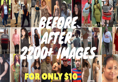 Provide you 2200+ weight loss images of men women