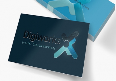 Design Professional Double Sided Business Card with Source File