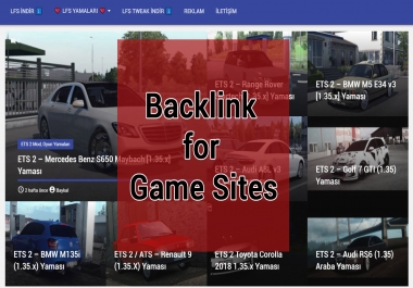 Backlink Opportunity for Gaming Sites,  Site Age 7 Mozrank 3.2 Alexa 860K