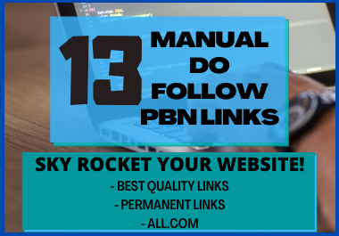 Build 13 Manual DoFollow PBNs Home Page TF CF DA PA Backlinks