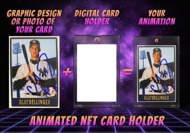 I will place your nft into digital card holder