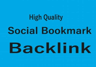 Get real 20 social bookmarking on high Da/PA website
