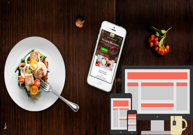 I will create your restaurant website in 6 hours