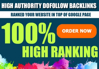 Create 1000 high Authority Dofollow Backlinks for Google Ranikng