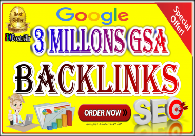 Special 3 Millions GSA SER HQ Veryfied Dofollow Backlink Juice Blast for Google Rangking