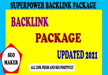 High Quality superpower Permanent Dofollow Backlinks Package UPDATED 2021