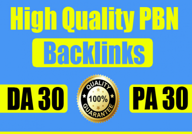 create provide you high da PBN links