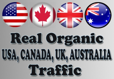 Real And Safe Google Organic Visitors USA,  CANADA,  UK,  AUSTRALIA Traffic