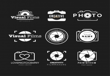 I will design photography logos