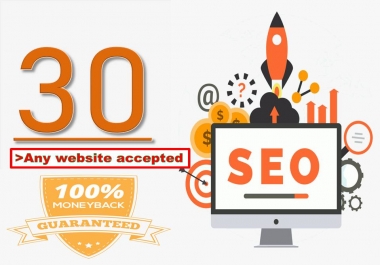 Build 30 High DR Quality Backlinks and High Authority Dofollow Link Building SEO For Google Ranking