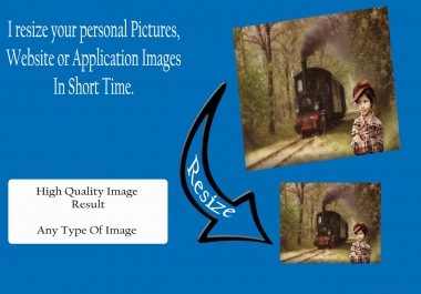 I will resize,  rename and crope high quality images on any topic