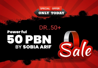 I will create 50 permanent high dr 50+ pbn links