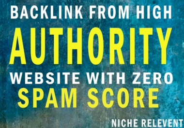I will build high quality backlinks NICHE RELEVENT