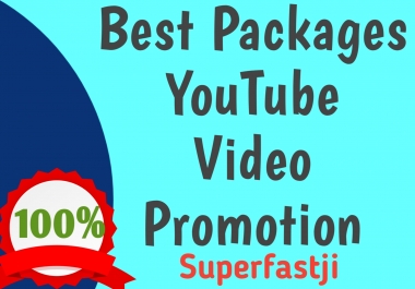 Package for YouTube Video Promotion Faster Work