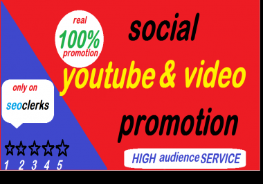 Youtube Video Promotion Boost With Social Marketing