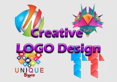 I will design creative professional logos