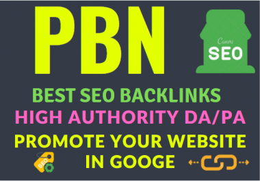 Best seo PBN backlinks high authority da Pa promot your website