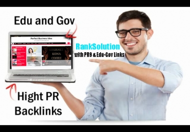 40 Links From - 20 PR9 Links+ 20 Edu-Gov Profile Backlinks from high AUTHORITY sites