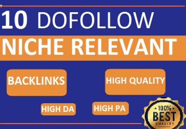 I will provide you 10 manually dofollow niche relevant blog comments