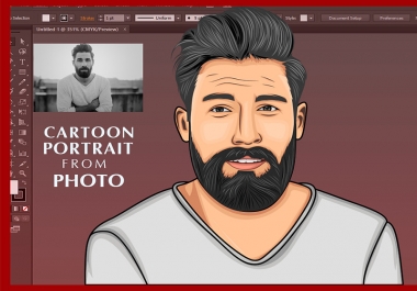 I will draw your awesome cartoon portrait